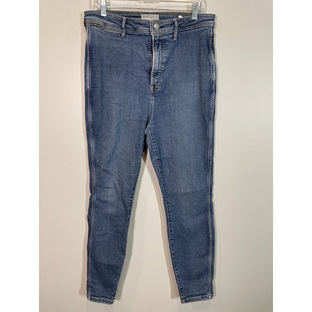 Everlane The Way High-Rise Ankle Skinny Jeans Size 33 Women's Blue Denim